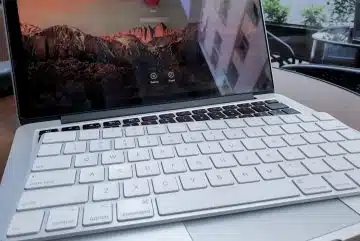 Apple keyboard on MacBook Pro