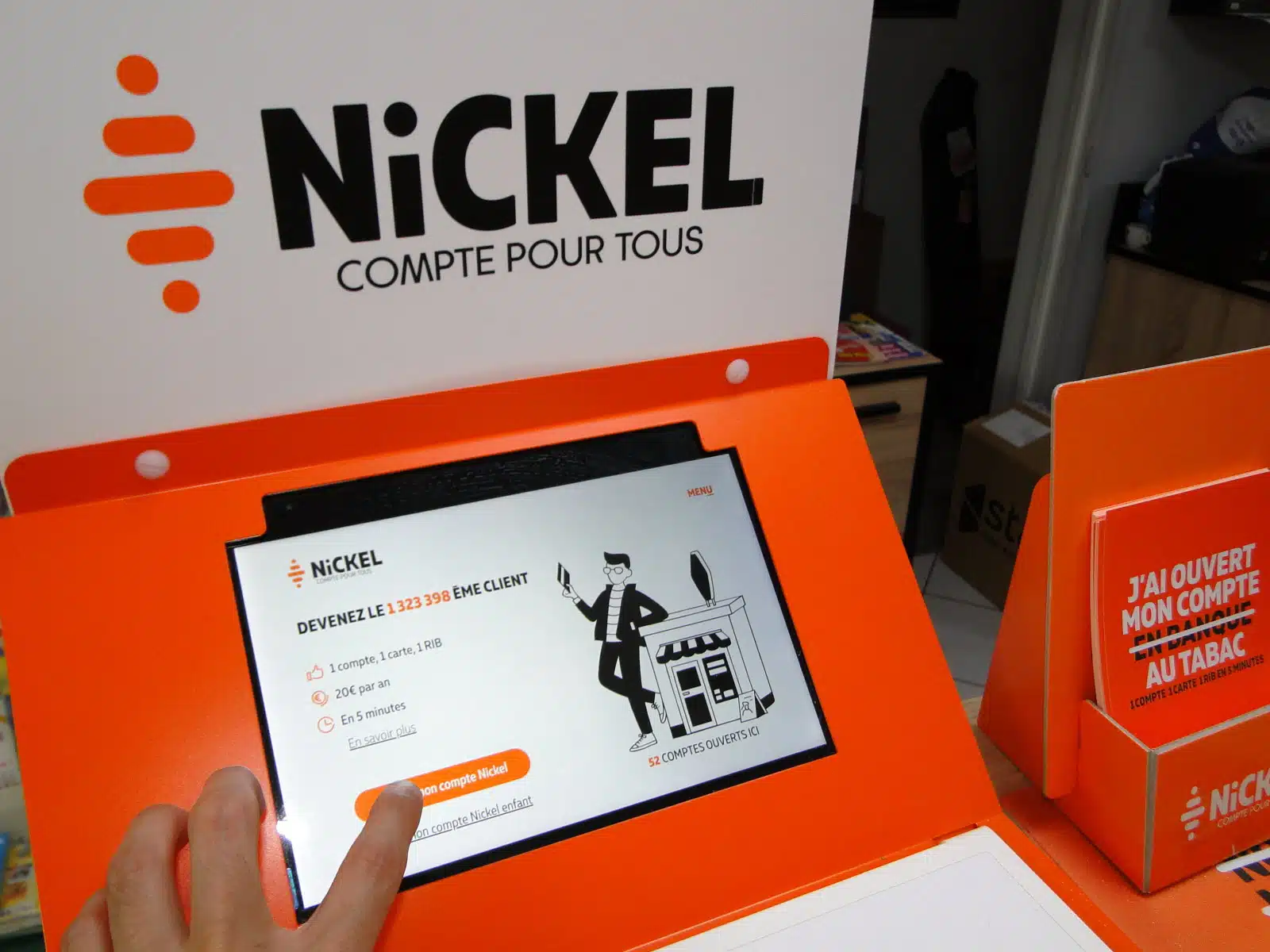 Consulter le compte nickel 