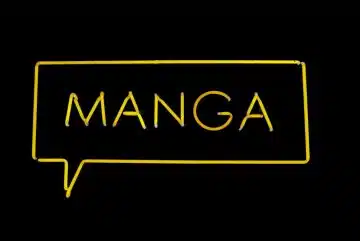 Manga neon signage